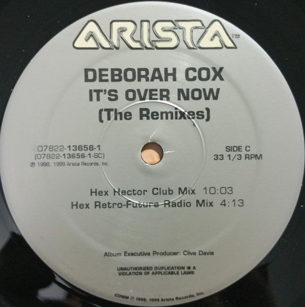 Deborah Cox : It's Over Now (The Remixes) (2x12")