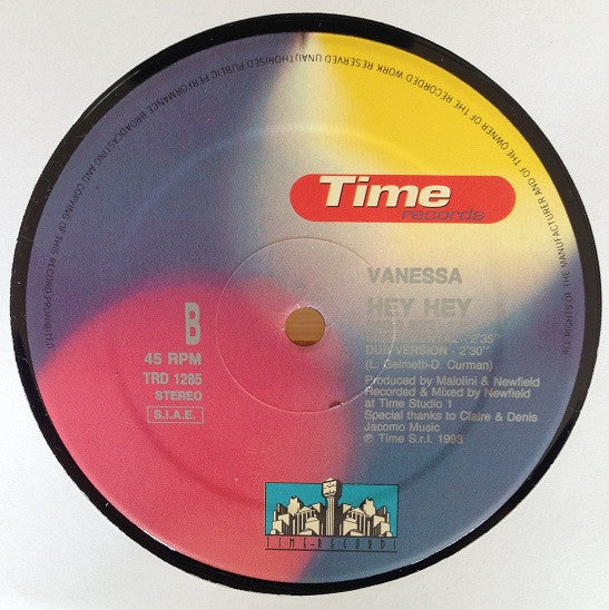 Vanessa : Hey Hey (12")
