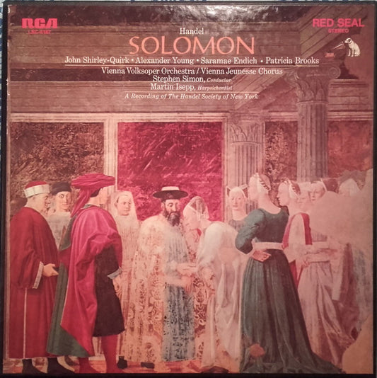 Georg Friedrich Händel, John Shirley-Quirk, Alexander Young, Saramae Endich, Patricia Brooks, Wiener Volksopernorchester, Wiener Jeunesse-Chor, Stephen Simon (2) : Solomon (3xLP + Box)