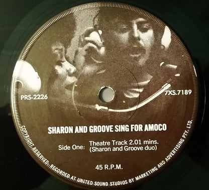 Sharon Redd, Groove Myers : Sharon And Groove Sing For Amoco (7", Single, Promo, Pic)