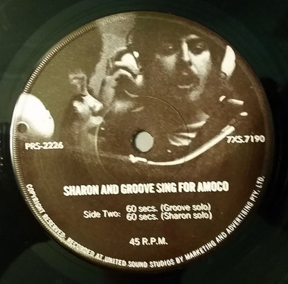Sharon Redd, Groove Myers : Sharon And Groove Sing For Amoco (7", Single, Promo, Pic)