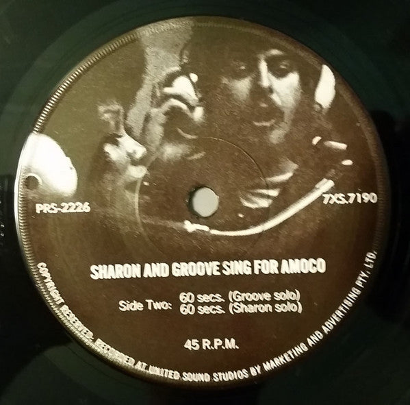 Sharon Redd, Groove Myers : Sharon And Groove Sing For Amoco (7", Single, Promo, Pic)