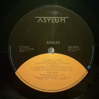 Eagles : Eagles (LP, Album, RP)