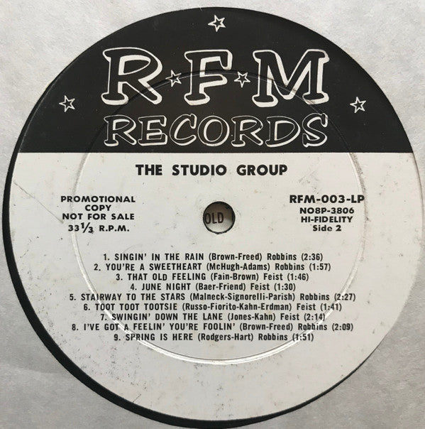 The Studio Group (3) : Music For All Hours! (A Programming Aid For Broadcasters) (LP, Promo)