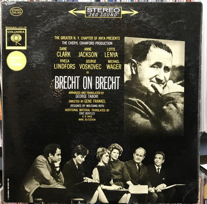 Dane Clark (3), Anne Jackson, Lotte Lenya, Viveca Lindfors, Jiří Voskovec, Michael Wager : Brecht On Brecht (2xLP, Gat)