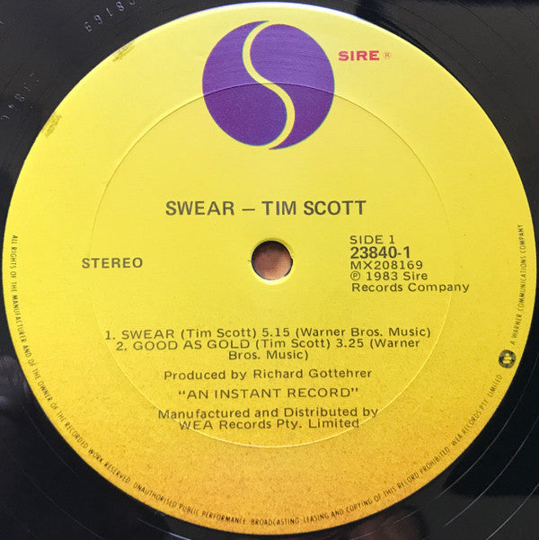 Tim Scott* : Swear (12", MiniAlbum)