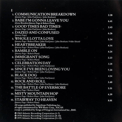 Led Zeppelin : Remasters (2xCD, Comp, RE, RM, 'Sl)