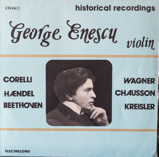 George Enescu : Historical Recordings (LP, Mono, Bla)
