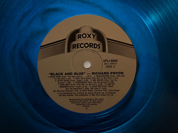Richard Pryor : Black n' Blue (LP, Album, Blu)