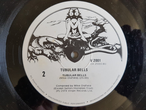 Mike Oldfield : Tubular Bells (LP, Album, Bla)