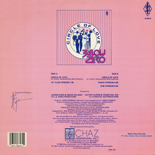 Below Zero : Circle Of Love (12")