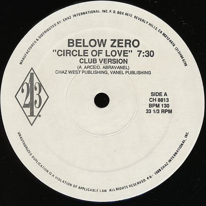 Below Zero : Circle Of Love (12")