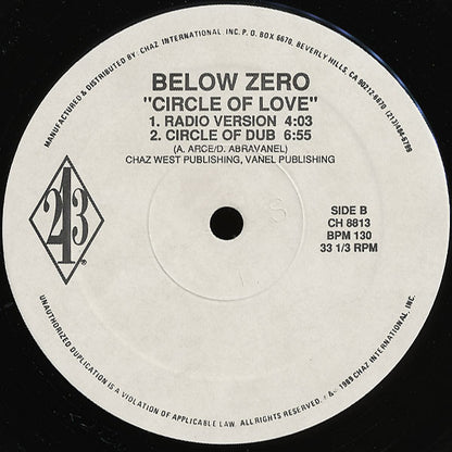 Below Zero : Circle Of Love (12")