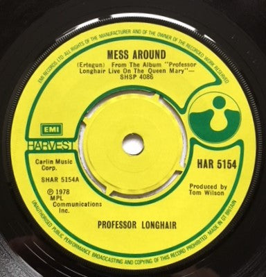 Professor Longhair : Mess Around (7", Single)