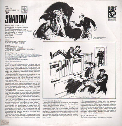 The Shadow Radio Program : The Official Adventures Of The Shadow (LP, Album)