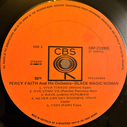 Percy Faith & His Orchestra, Percy Faith : Black Magic Woman (LP, Album)