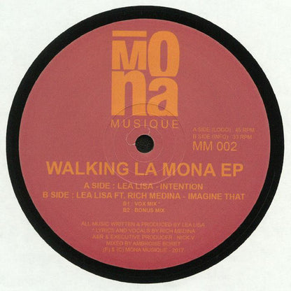 Lea Lisa Feat. Rich Medina : Walking La Mona EP (12", EP)