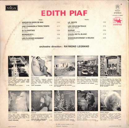 Edith Piaf : Edith Piaf (LP, Album)