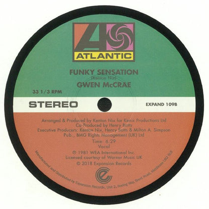 Gwen McCrae : Keep The Fire Burning / Funky Sensation (12", RE)