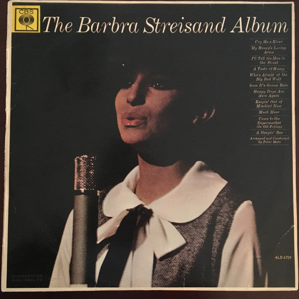 Barbra Streisand : The Barbra Streisand Album (LP, Album)