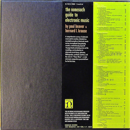 Beaver & Krause : The Nonesuch Guide To Electronic Music (2xLP + Box)