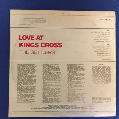 The Settlers (4) : Love At Kings Cross (LP)