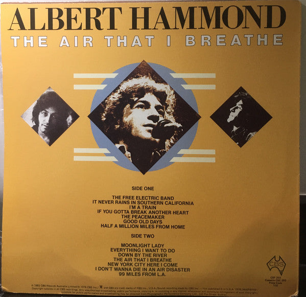 Albert Hammond : The Air That I Breathe  (LP, Comp)
