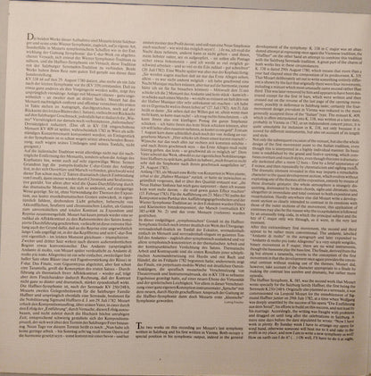 Wolfgang Amadeus Mozart - Concertgebouworkest, Nikolaus Harnoncourt : Symphonies Nr.35 »Haffner« & Nr.34 (LP, Blu)