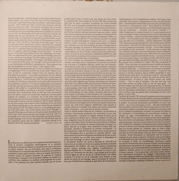 Wolfgang Amadeus Mozart - Concertgebouworkest, Nikolaus Harnoncourt : Symphonies Nr.35 »Haffner« & Nr.34 (LP, Blu)