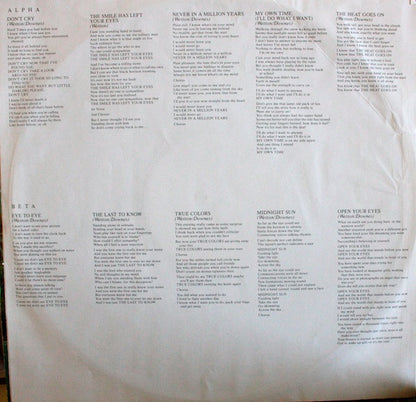 Asia (2) : Alpha (LP, Album, All)