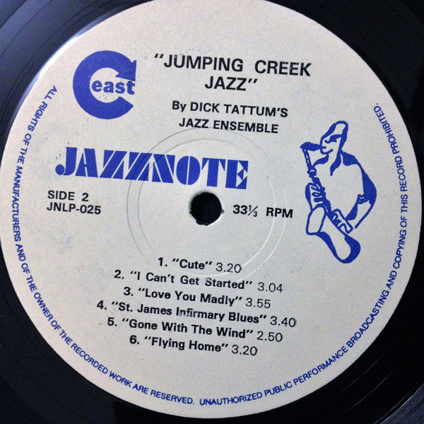Dick Tattam : Jumping Creek Jazz (LP, Album)
