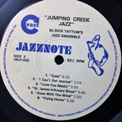 Dick Tattam : Jumping Creek Jazz (LP, Album)