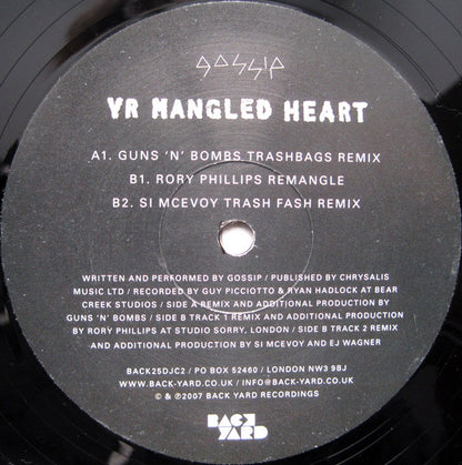 The Gossip : Yr Mangled Heart (12")