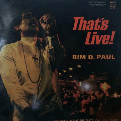 Rim D. Paul With The Escorts (8) : That's Live! (LP, Album)