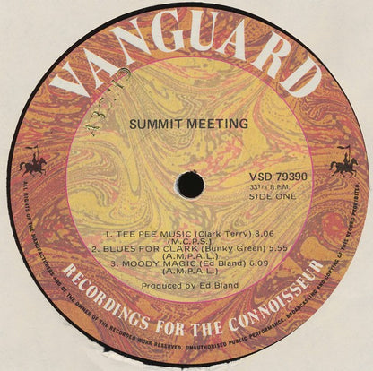 Elvin Jones, James Moody, Clark Terry, Bunky Green, Roland Prince : Summit Meeting (LP, Album)