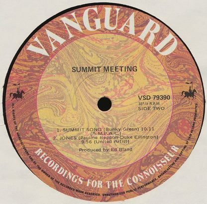 Elvin Jones, James Moody, Clark Terry, Bunky Green, Roland Prince : Summit Meeting (LP, Album)