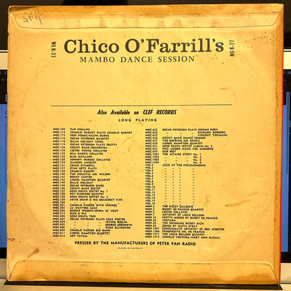 Chico O'Farrill : Mambo Dance Session (10", Album)