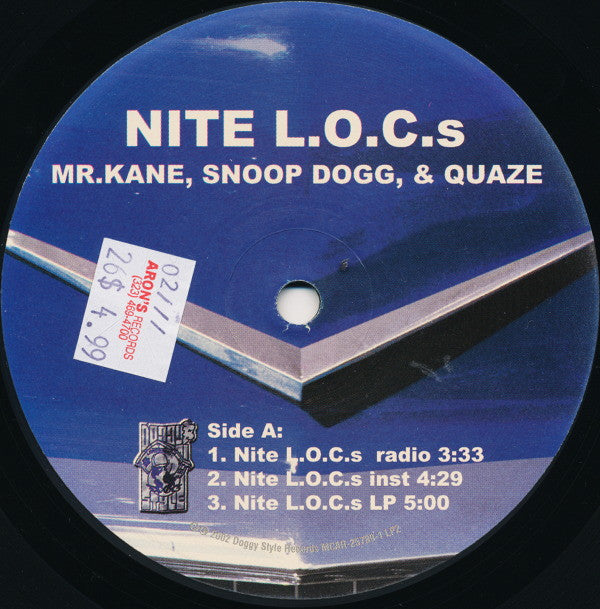 Doggy Style Allstars : Fallen Star, Nite L.O.C.s, & Doh' Doh' (2x12", Single, Ltd)