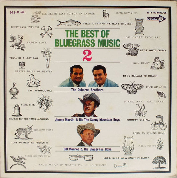 The Osborne Brothers, Jimmy Martin & The Sunny Mountain Boys, Bill Monroe & His Blue Grass Boys : The Best Of Bluegrass Music 2 = ブルーグラス全集二第２篇 (2xLP, Comp, Gat)