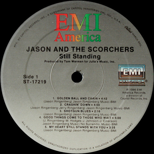 Jason & The Scorchers : Still Standing (LP, Album)
