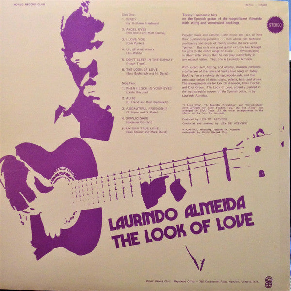 Laurindo Almeida : The Look Of Love (LP, Album, Club)