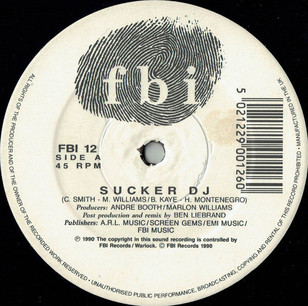 Dimples D : Sucker DJ (12", Dam)
