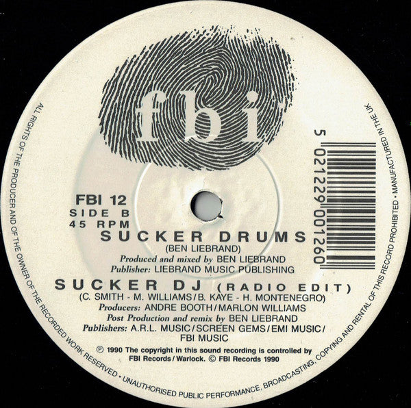 Dimples D : Sucker DJ (12", Dam)