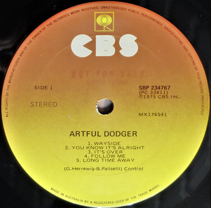 Artful Dodger (3) : Artful Dodger (LP, Album)