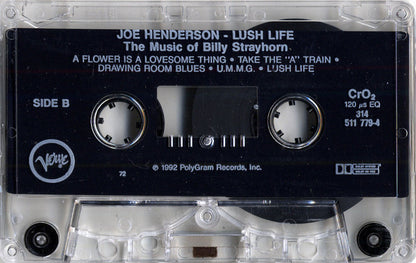 Joe Henderson : Lush Life (The Music Of Billy Strayhorn) (Cass, Album, CrO)