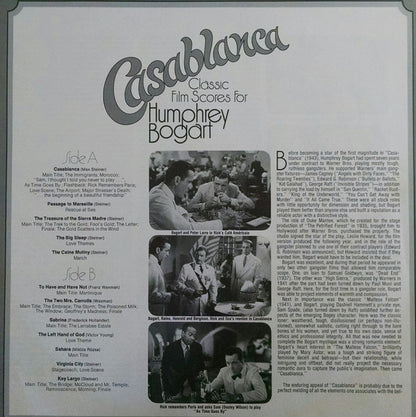Charles Gerhardt, National Philharmonic Orchestra : Casablanca - Classic Film Scores For Humphrey Bogart  (LP, Quad)