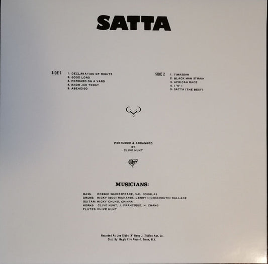 The Abyssinians : Satta (LP, Album, RE, Red)