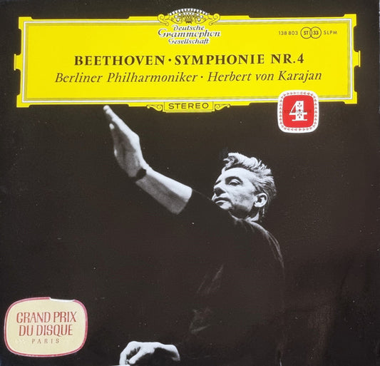 Beethoven* - Berliner Philharmoniker · Herbert von Karajan : Symphonie Nr. 4 (LP, RE)