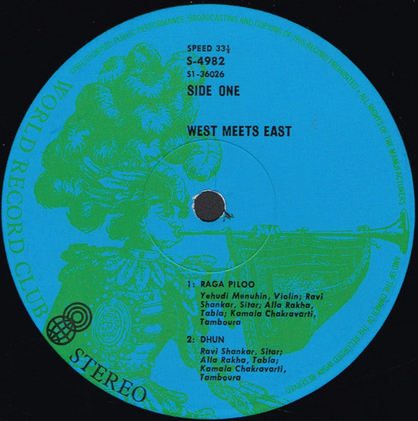 Yehudi Menuhin & Ravi Shankar : West Meets East (LP, Album, Club)