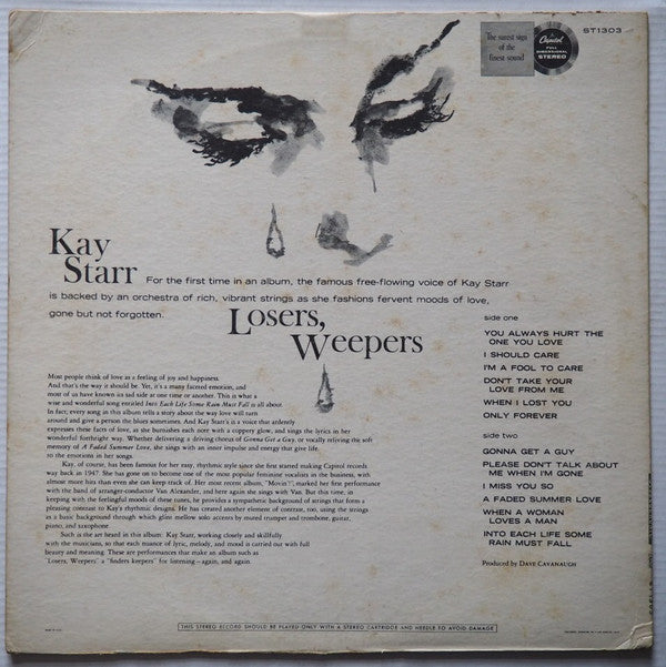 Kay Starr : Losers, Weepers (LP, Album)